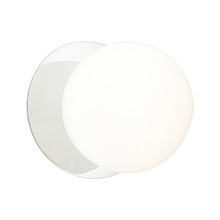 Lassie Opal Frosted Glass Cool White LED Outdoor Wall Light